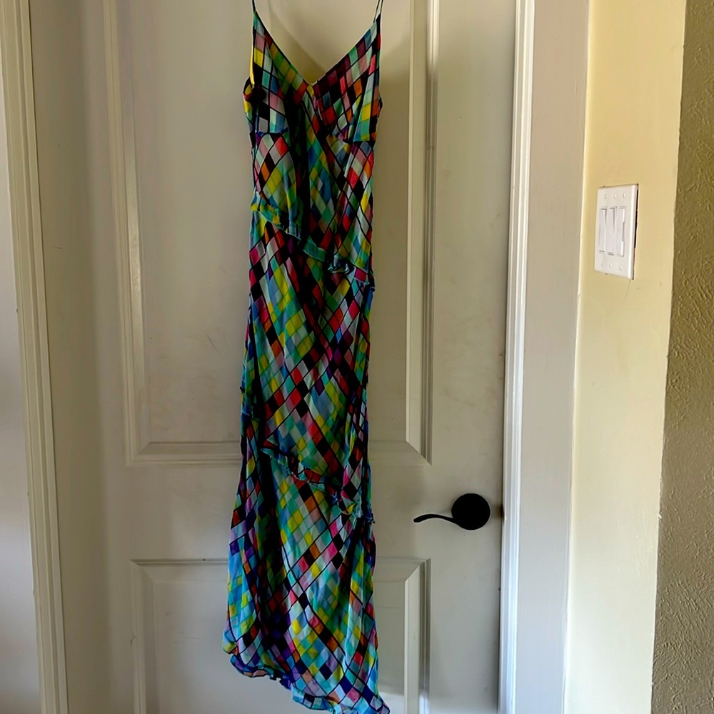 Designer multicolor dress excellent condition
